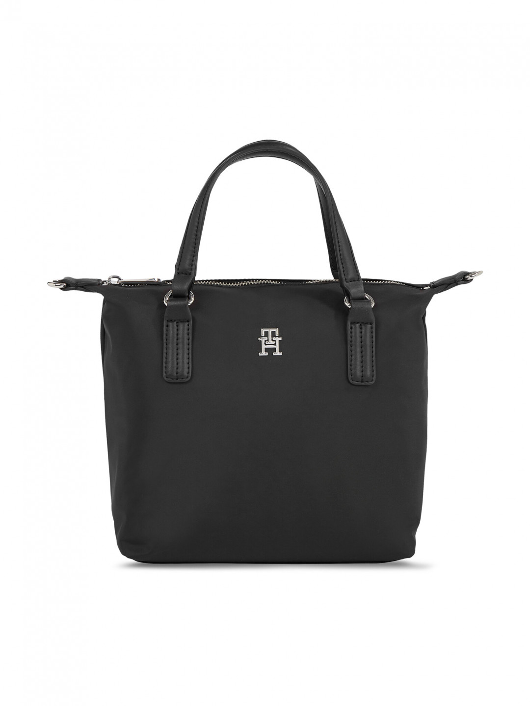 Tommy Hilfiger Kabelka Poppy Th Small Tote AW0AW15640 Černá